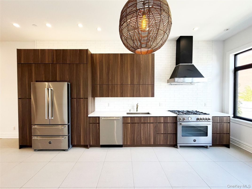 Interior, Kitchen, Recessed Lighting, Stainless Steel Appliances