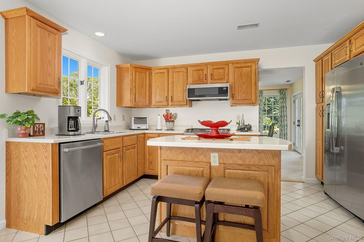 Interior, Kitchen, Recessed Lighting, Stainless Steel Appliances