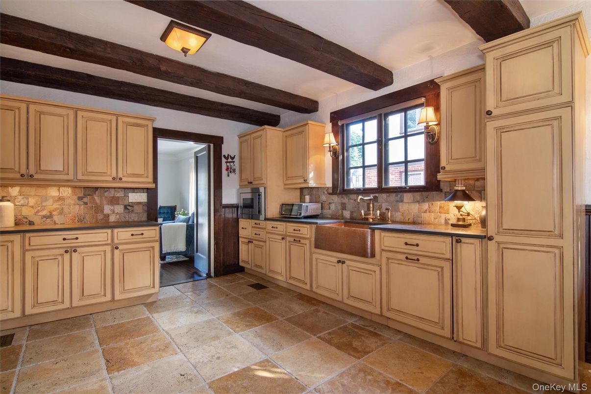 Interior, Kitchen, Wooden Beams