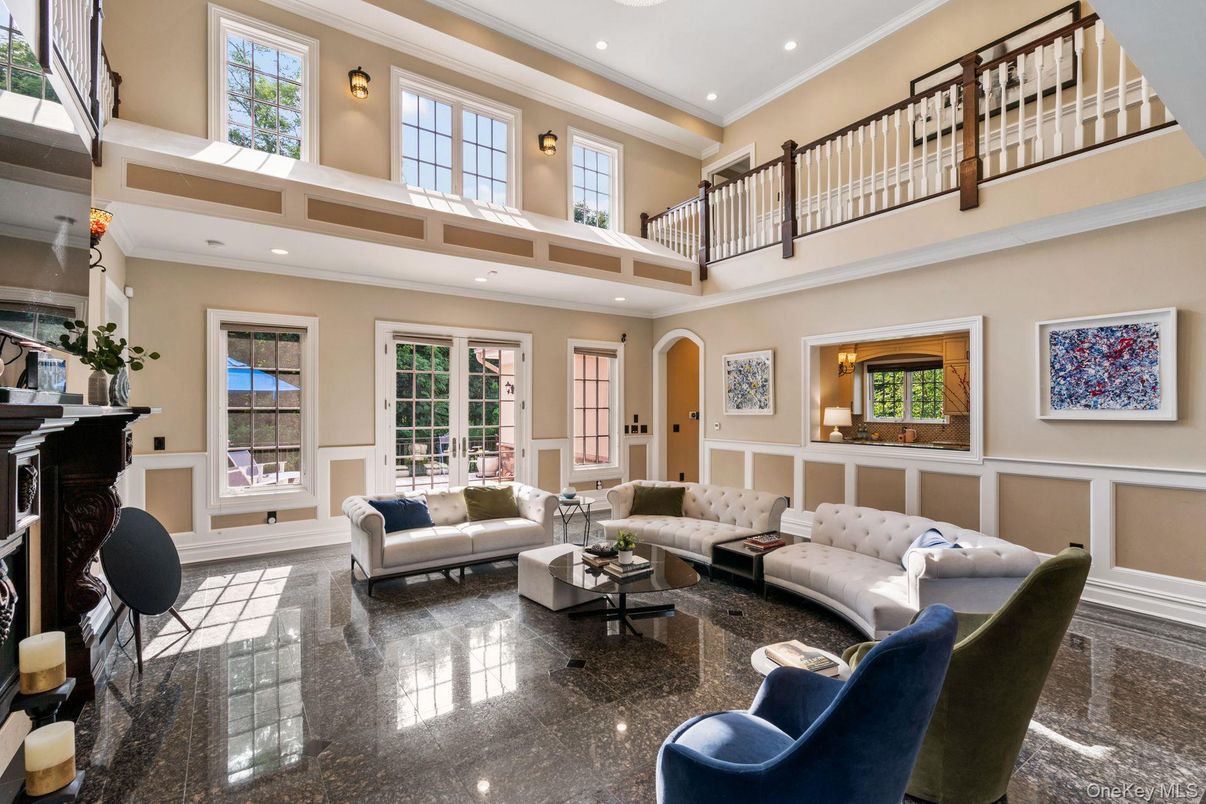 Fireplace, Interior, Living room, Recessed Lighting