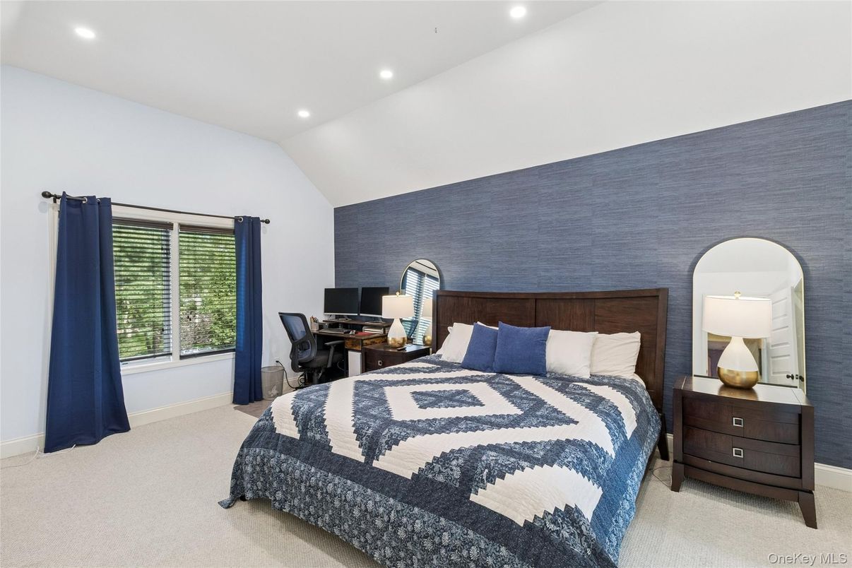 Bedroom, Home Office, Interior, Recessed Lighting
