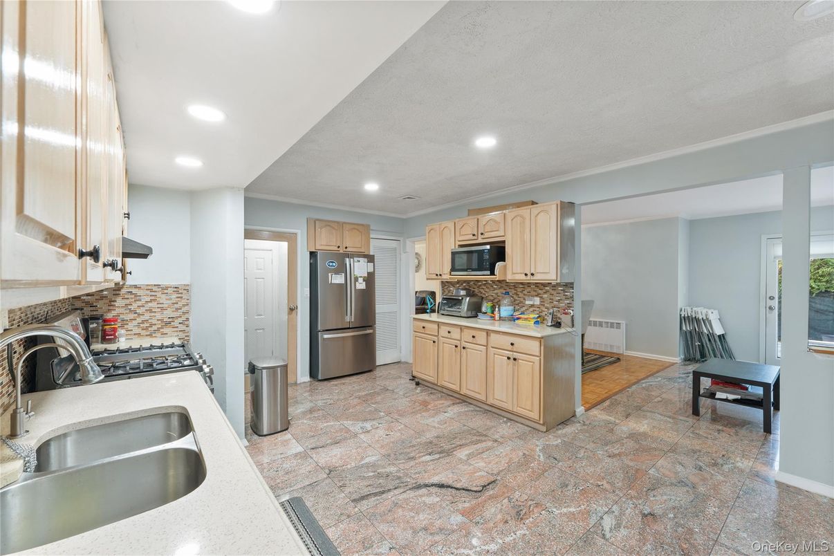 Interior, Kitchen, Recessed Lighting, Stainless Steel Appliances