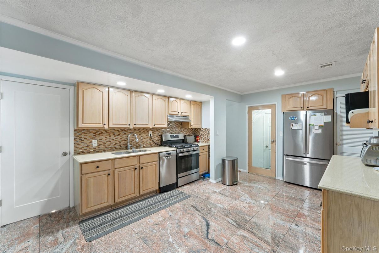 Interior, Kitchen, Recessed Lighting, Stainless Steel Appliances