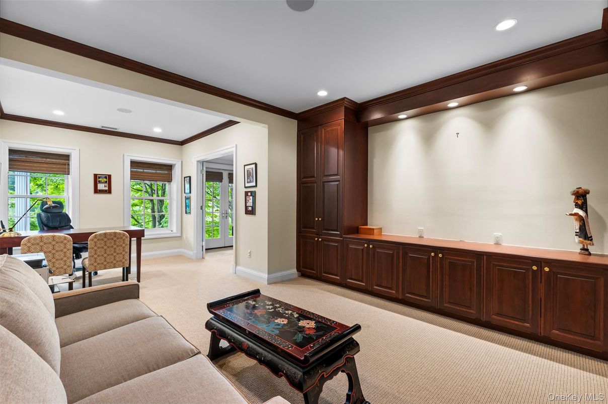 Interior, Living room, Recessed Lighting