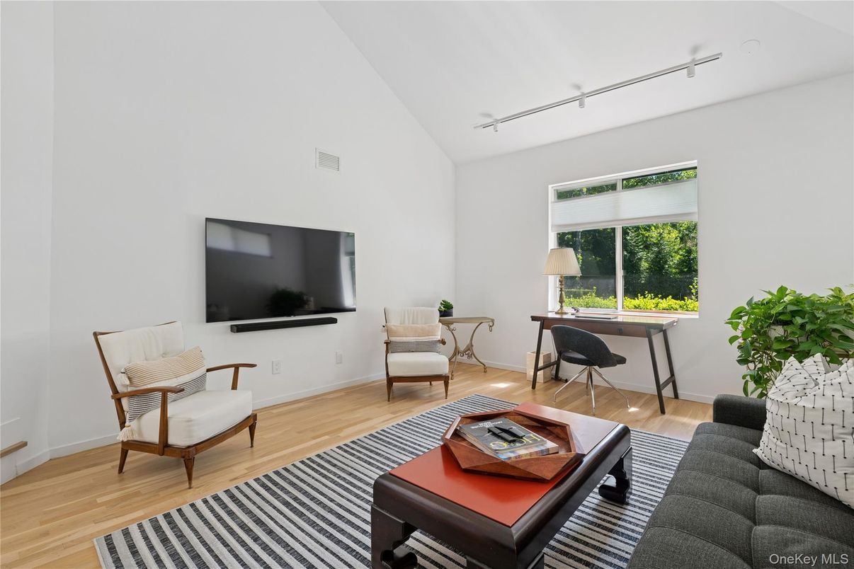Home Office, Interior, Wood Texture Flooring
