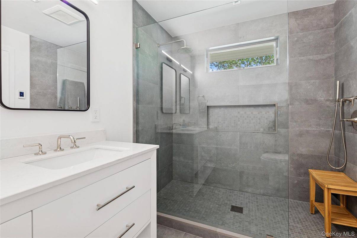 Bathroom, Glass Shower, Interior