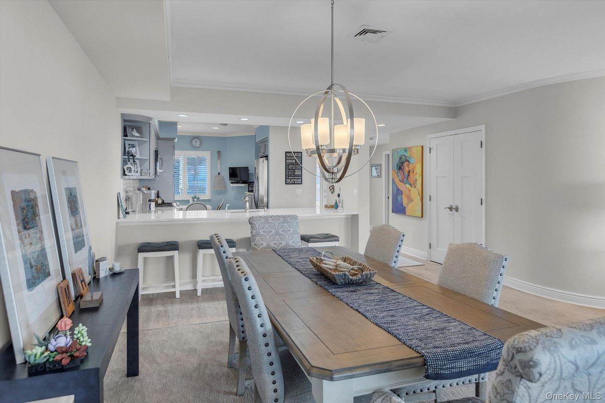Chandelier, Dining room, Interior, Pendant Lights, Recessed Lighting