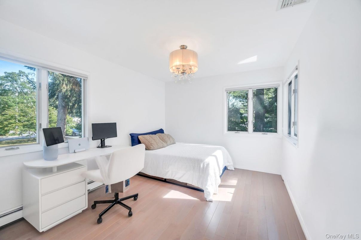 Bedroom, Home Office, Interior, Wood Texture Flooring