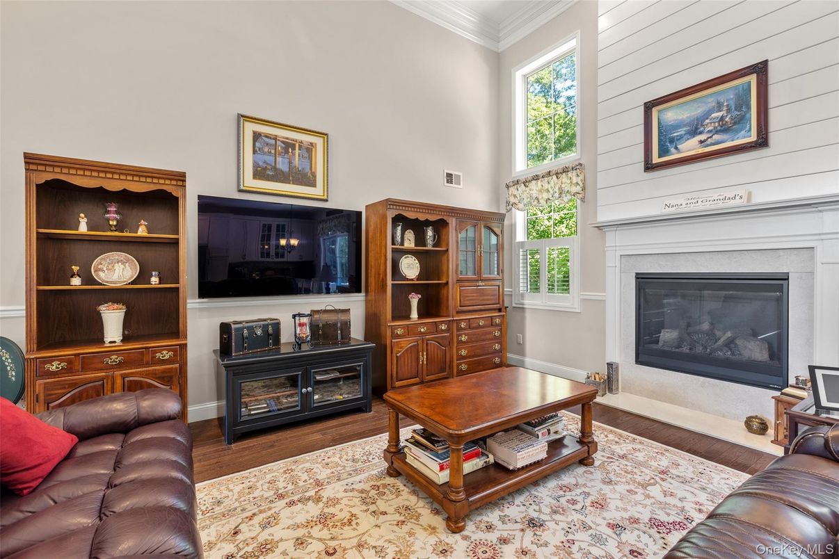 Fireplace, Interior, Wood Texture Flooring
