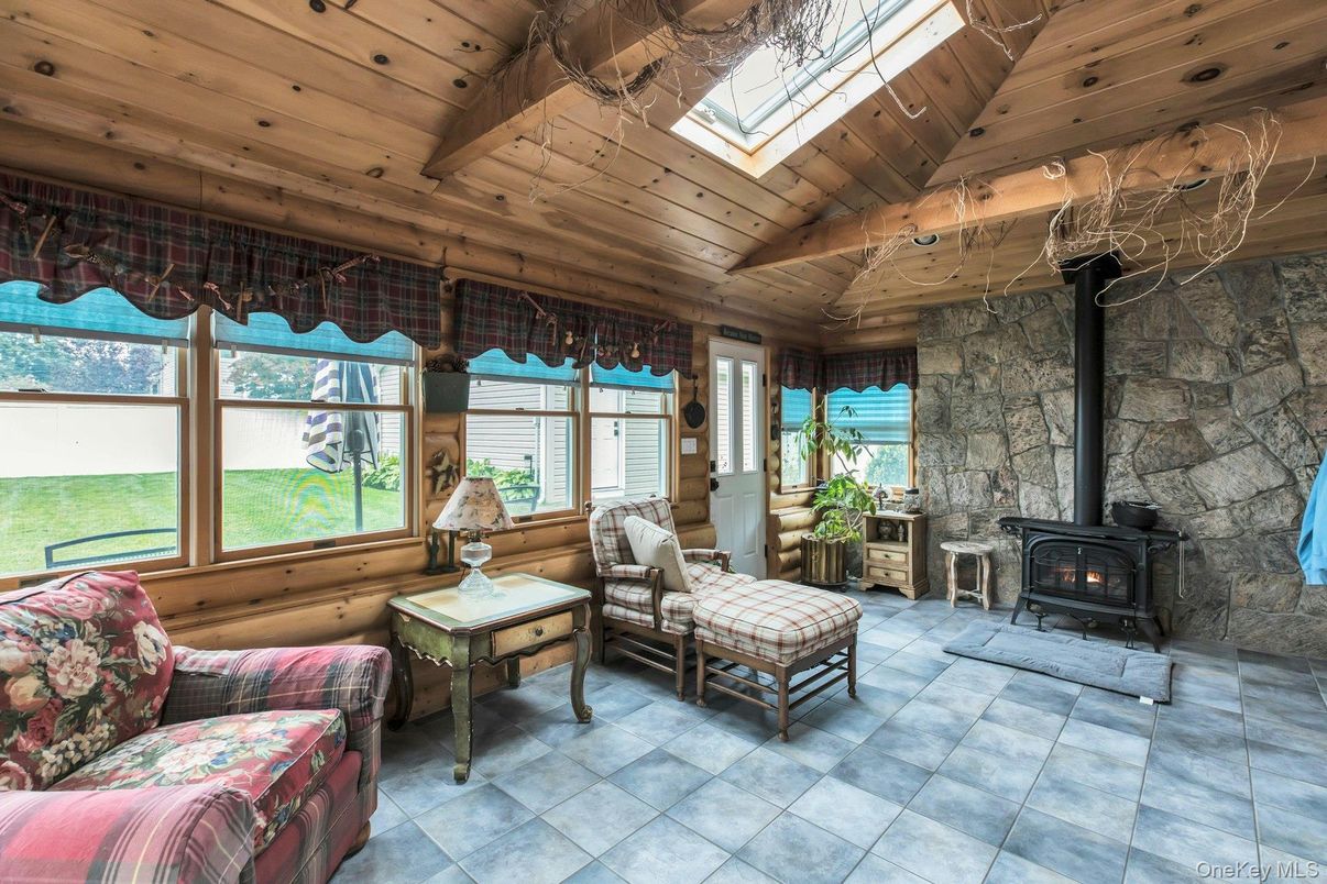 Fireplace, Interior, Living room, Stone Walls, Wooden Beams, Wooden Ceilings, Wooden Walls