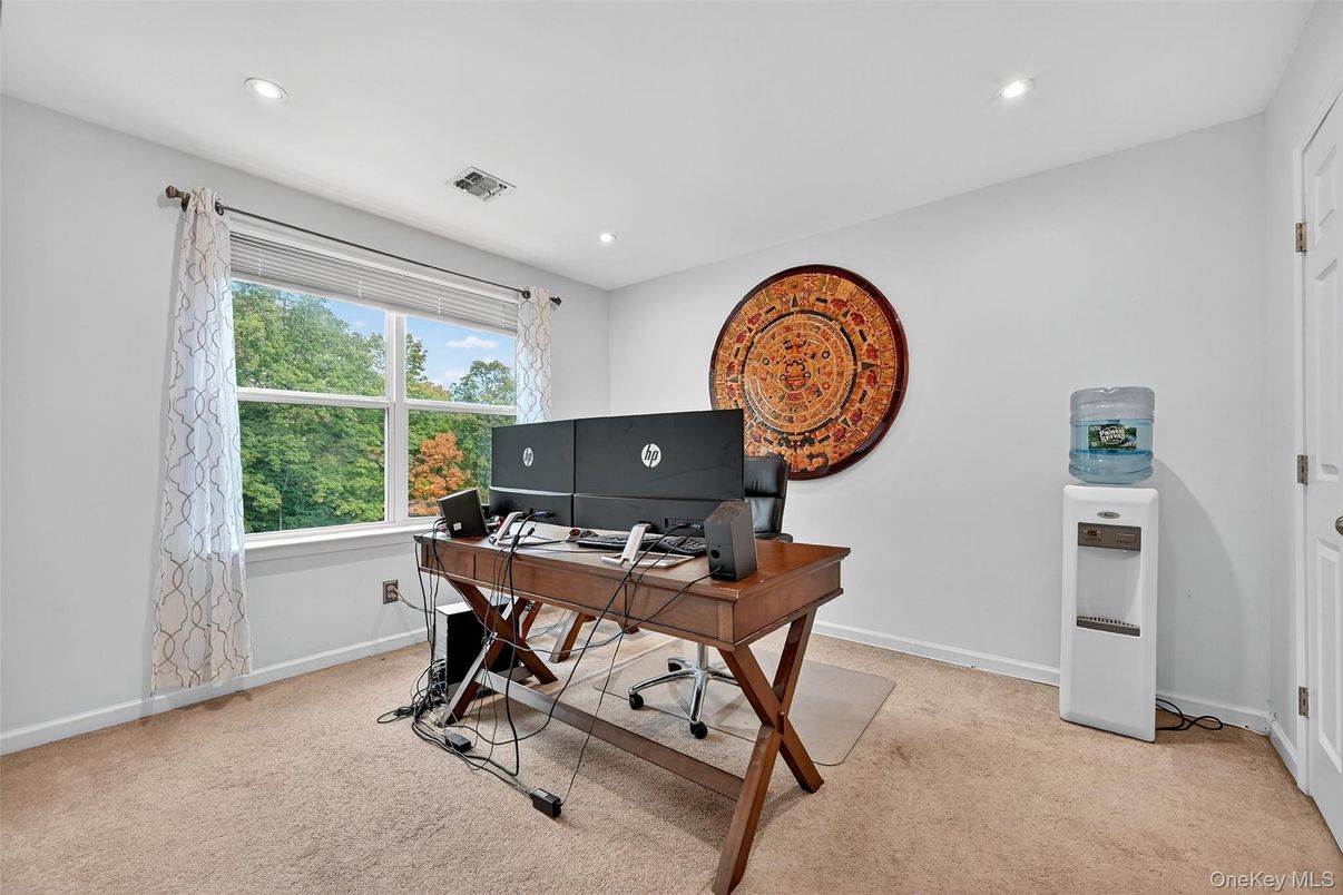 Home Office, Interior, Recessed Lighting