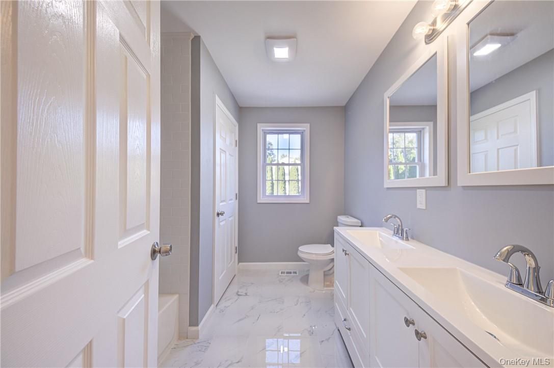 Bathroom, Dual Sink Vanities, Interior, Marble