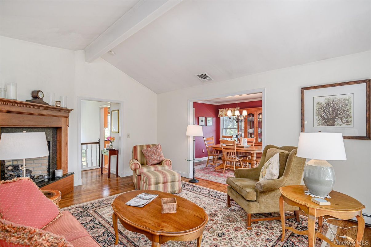 Chandelier, Dining room, Fireplace, Interior, Living room, Wood Texture Flooring