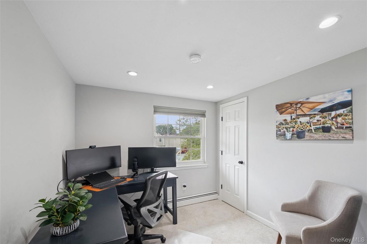 Home Office, Interior, Recessed Lighting