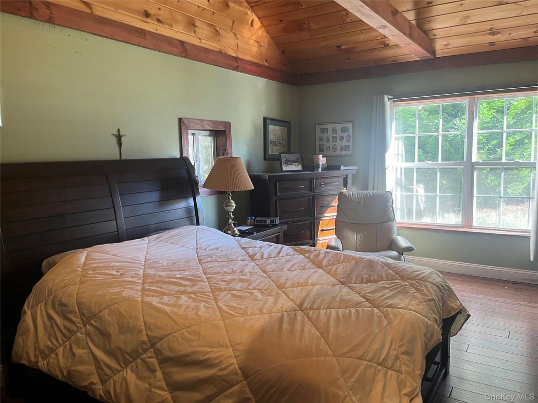 Bedroom, Interior, Wooden Ceilings, Wood Texture Flooring