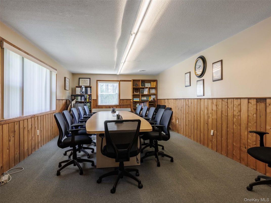 Home Office, Interior, Wooden Walls