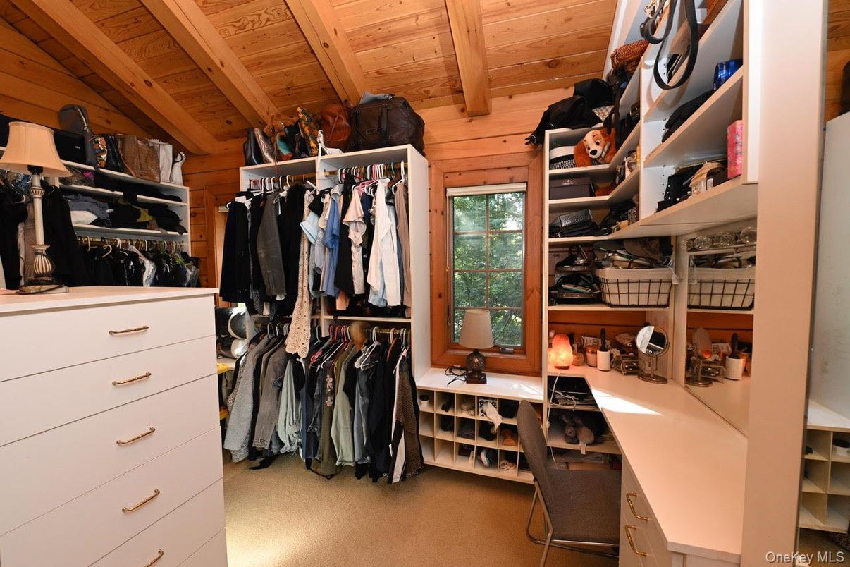Interior, Walk-in Closets, Wooden Beams, Wooden Ceilings, Wooden Walls