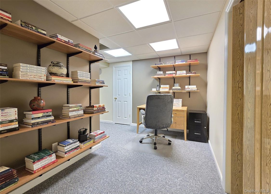 Home Office, Interior, Recessed Lighting