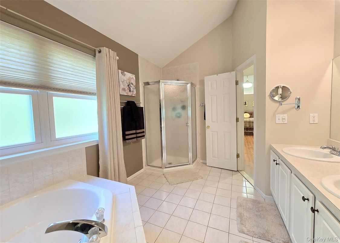 Bathroom, Dual Sink Vanities, Glass Shower, Interior