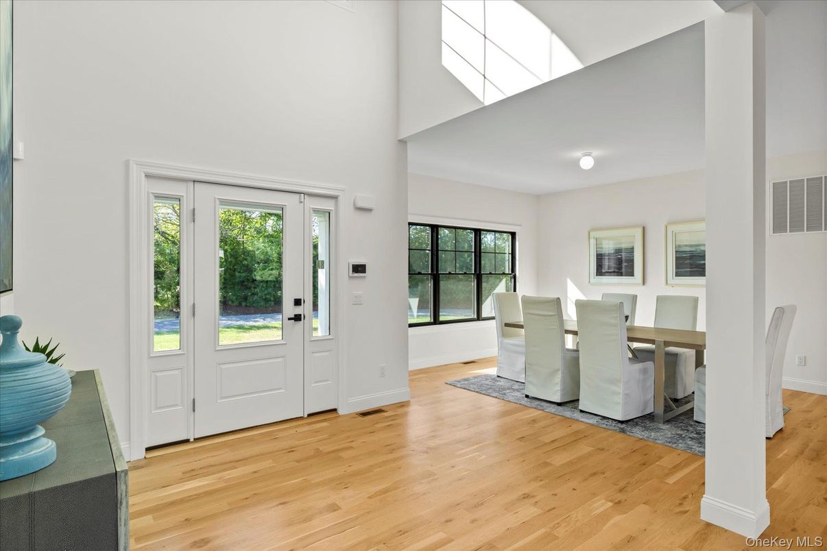 Dining room, Interior, Wood Texture Flooring