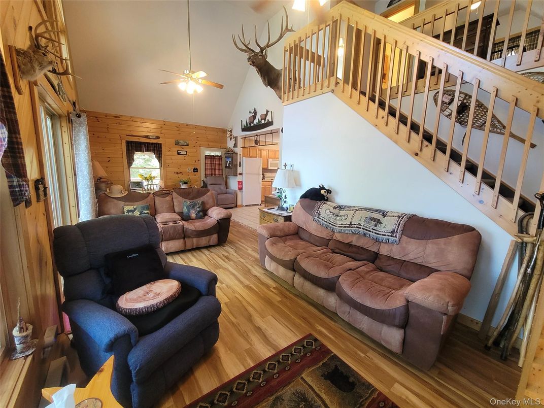Interior, Living room, Wood Texture Flooring, Wooden Walls