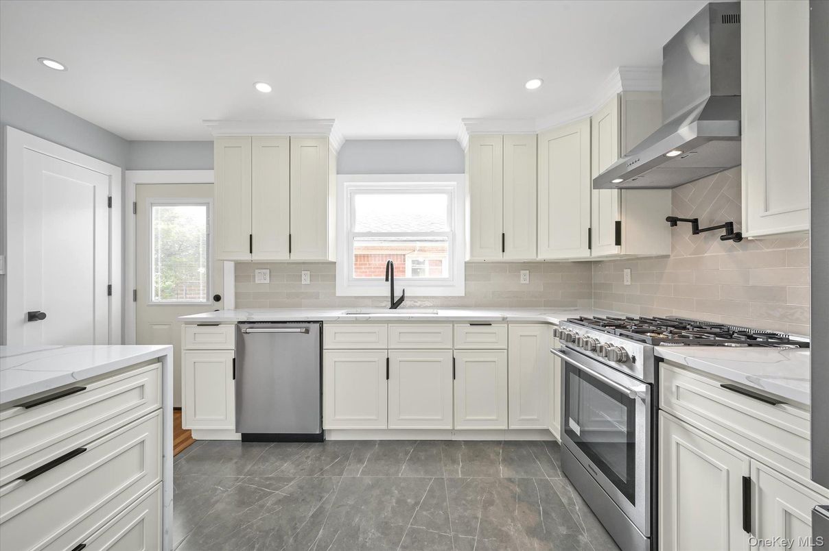 Interior, Kitchen, Recessed Lighting, Stainless Steel Appliances