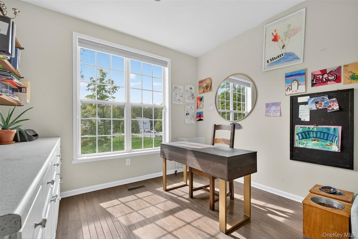 Home Office, Interior, Wood Texture Flooring