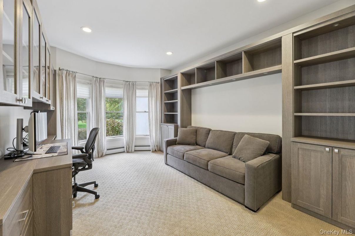 Home Office, Interior, Recessed Lighting