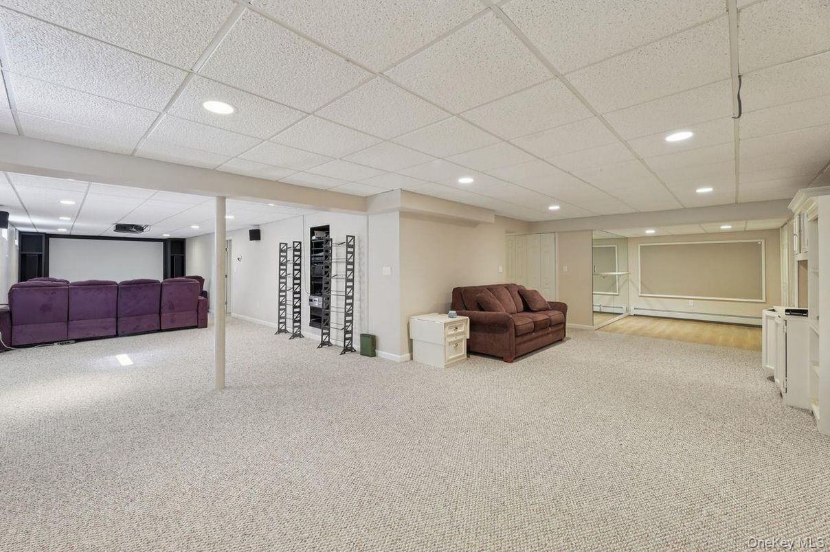 Interior, Living room, Recessed Lighting