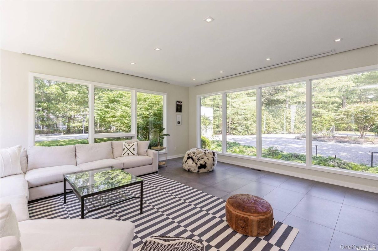 Interior, Living room, Recessed Lighting