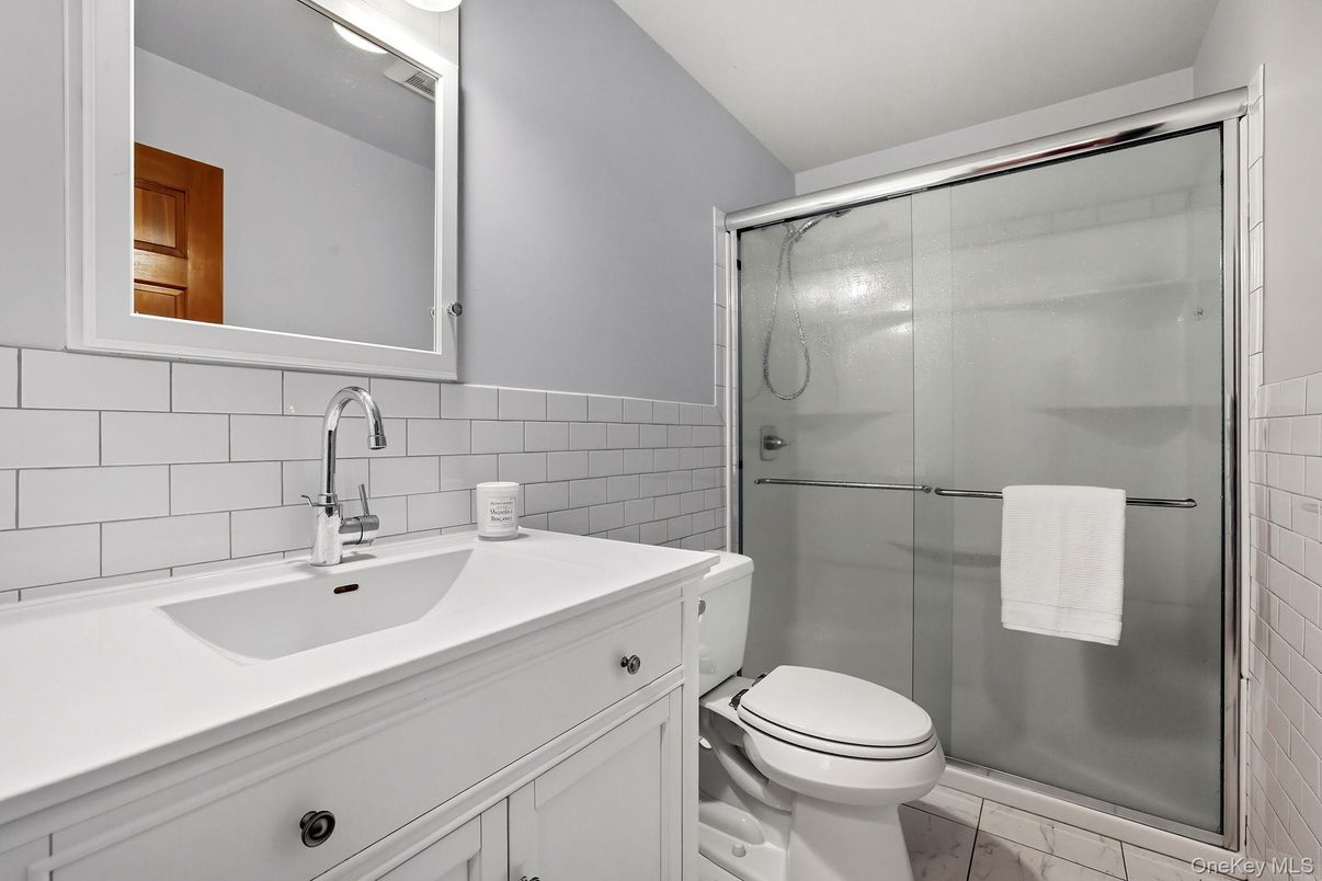 Bathroom, Glass Shower, Interior