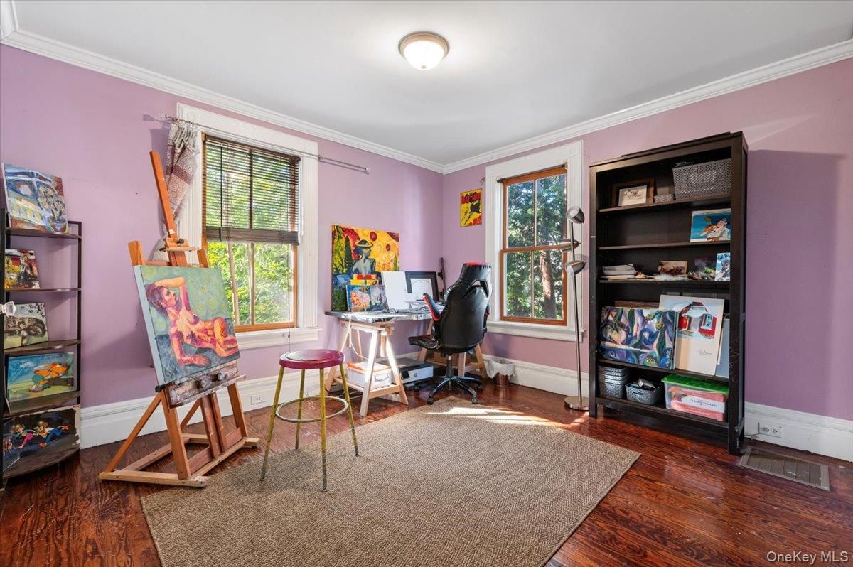 Home Office, Interior, Wood Texture Flooring