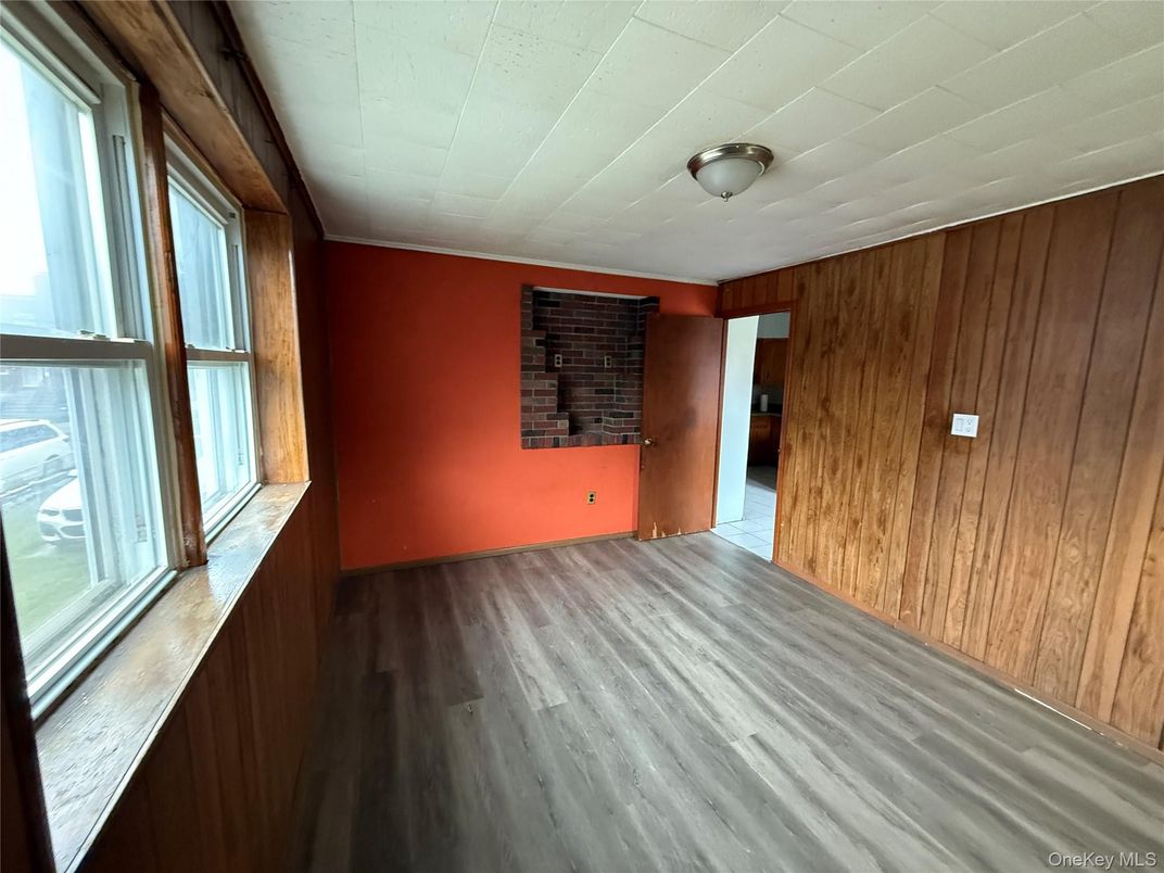 Empty room, Interior, Wood Texture Flooring, Wooden Walls