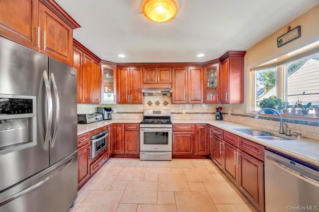 Interior, Kitchen, Recessed Lighting, Stainless Steel Appliances