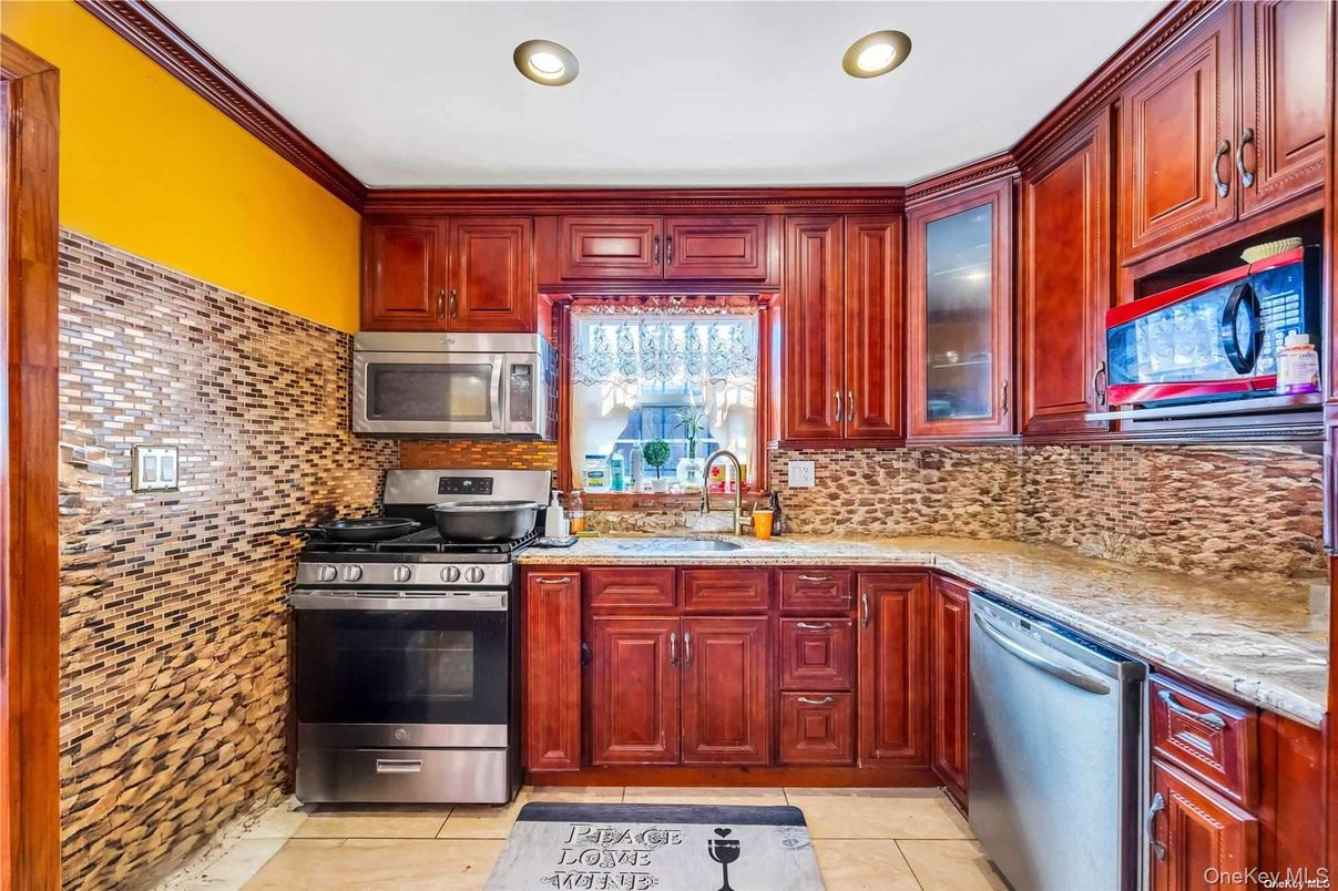 Interior, Kitchen, Recessed Lighting, Stainless Steel Appliances