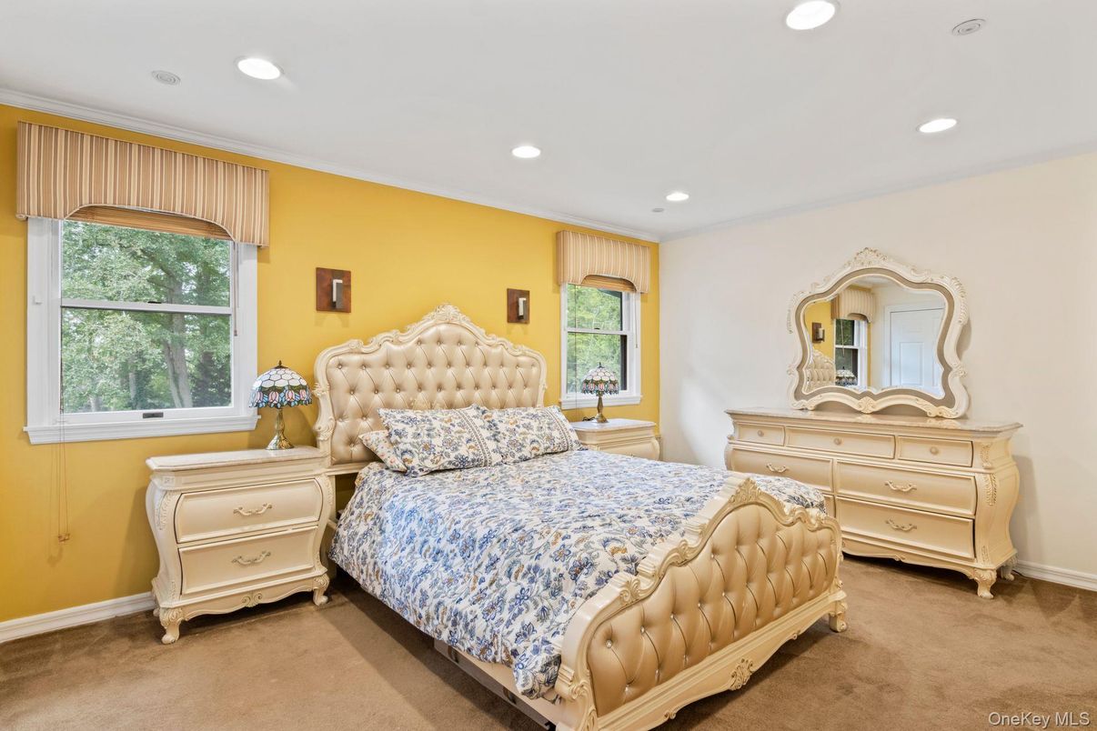 Bedroom, Interior, Recessed Lighting