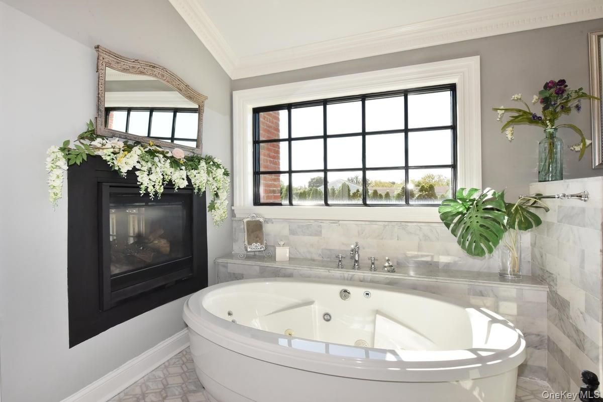 Bathroom, Fireplace, Interior