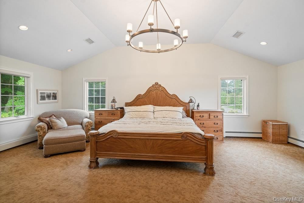 Bedroom, Chandelier, Interior, Pendant Lights, Recessed Lighting