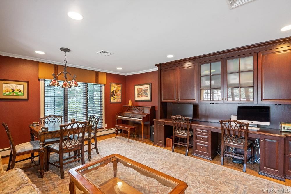 Home Office, Interior, Pendant Lights, Piano, Recessed Lighting