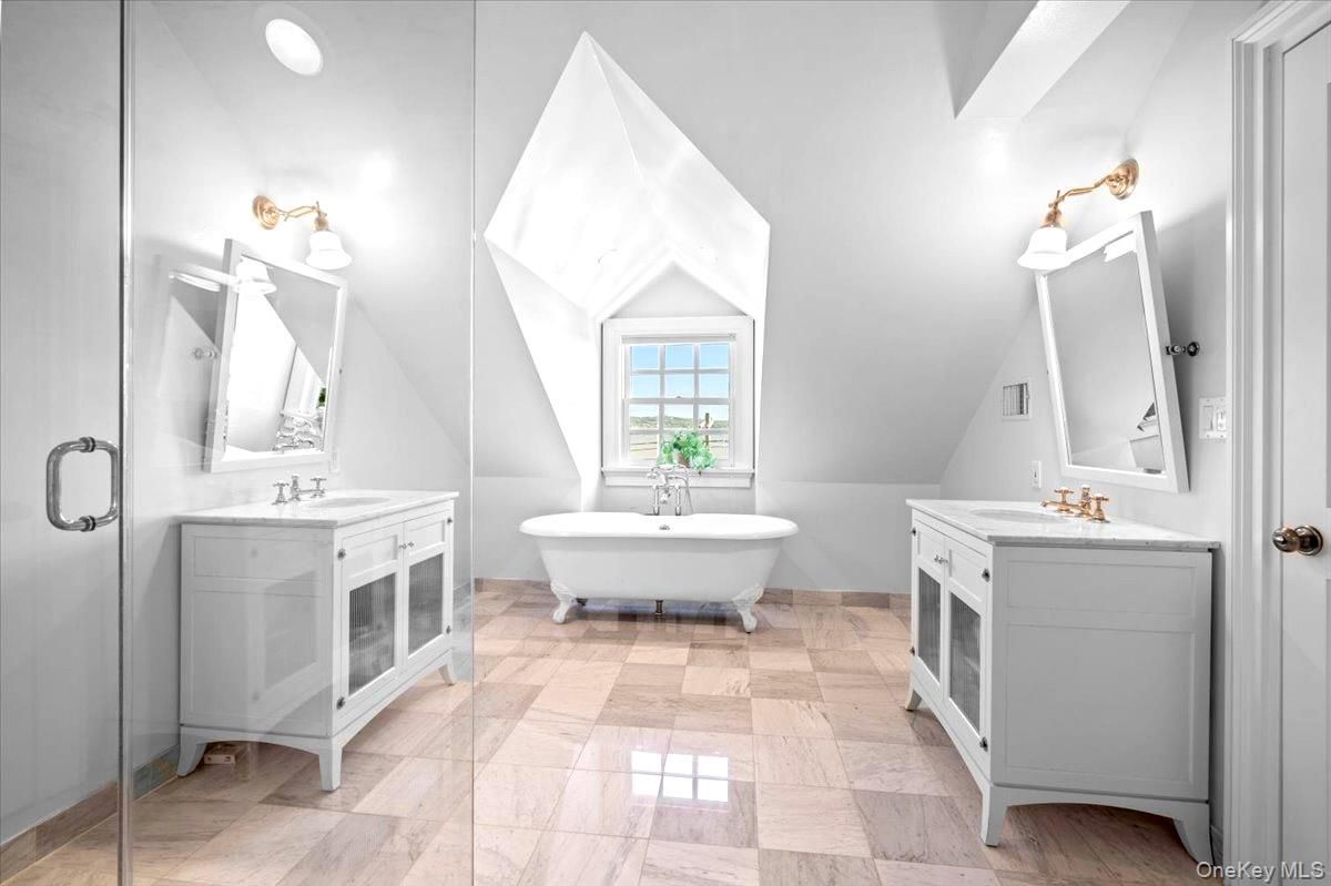 Bathroom, Dual Sink Vanities, Free Standing Baths, Interior