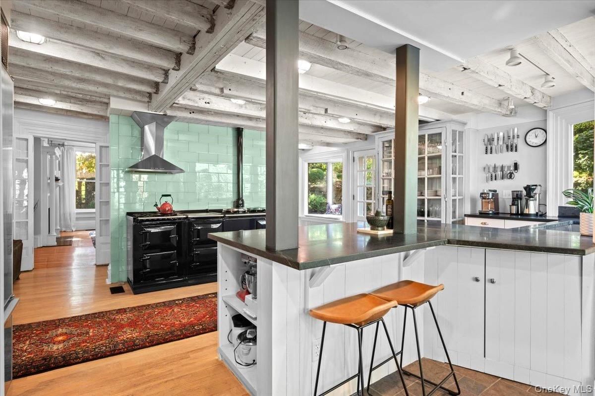 Interior, Kitchen, Wood Texture Flooring