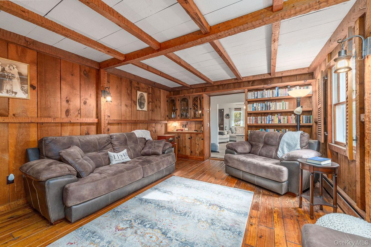 Interior, Living room, Wooden Beams, Wood Texture Flooring, Wooden Walls