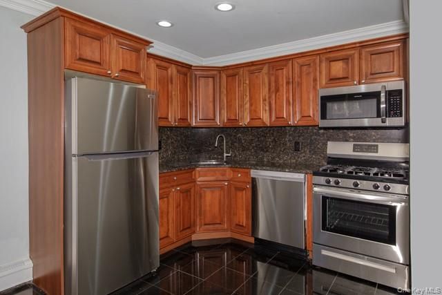 Interior, Kitchen, Recessed Lighting, Stainless Steel Appliances