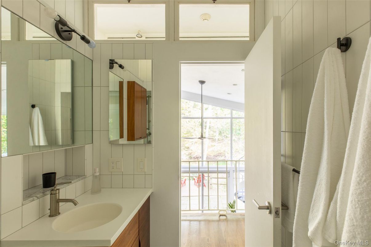 Bathroom, Interior, Wood Texture Flooring