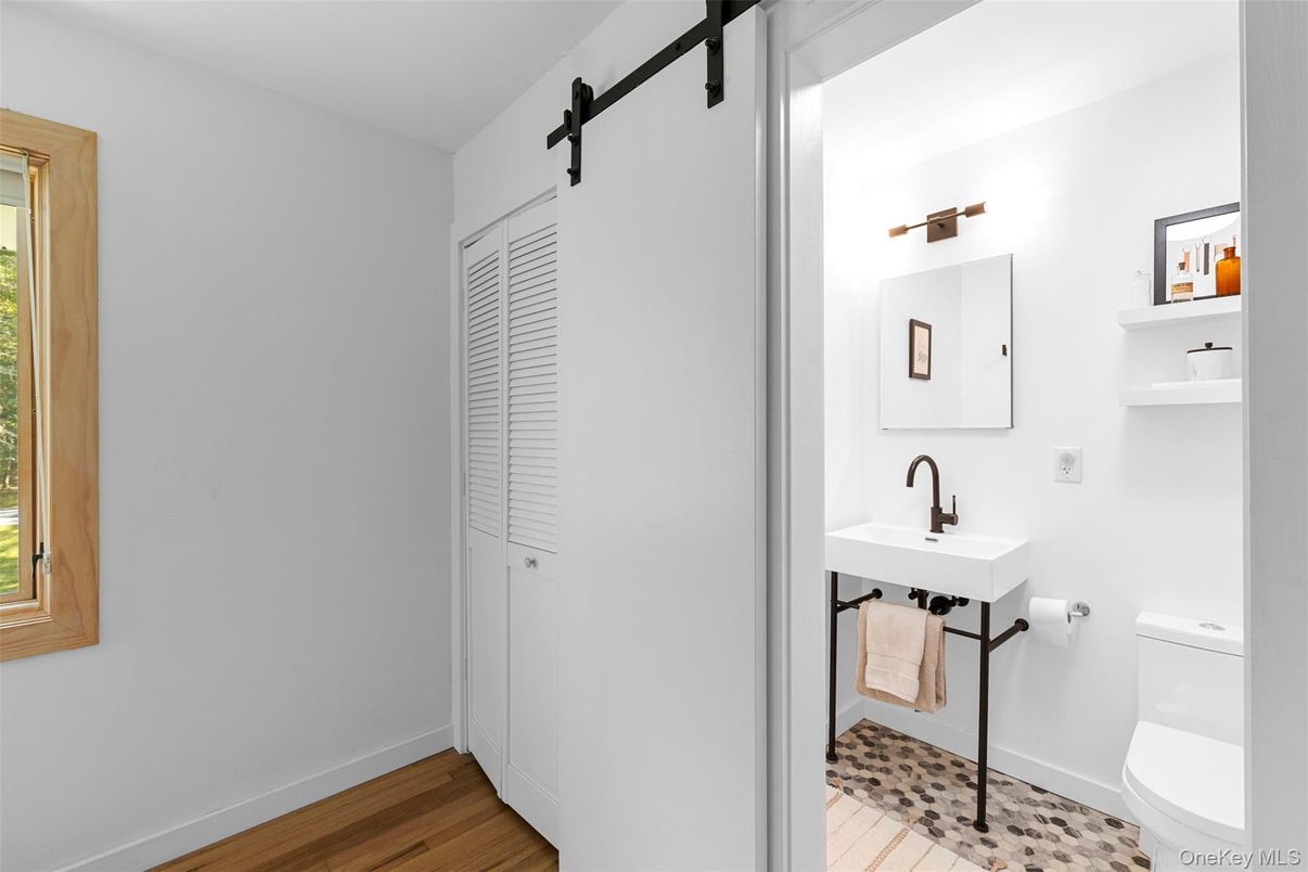 Bathroom, Interior, Wood Texture Flooring