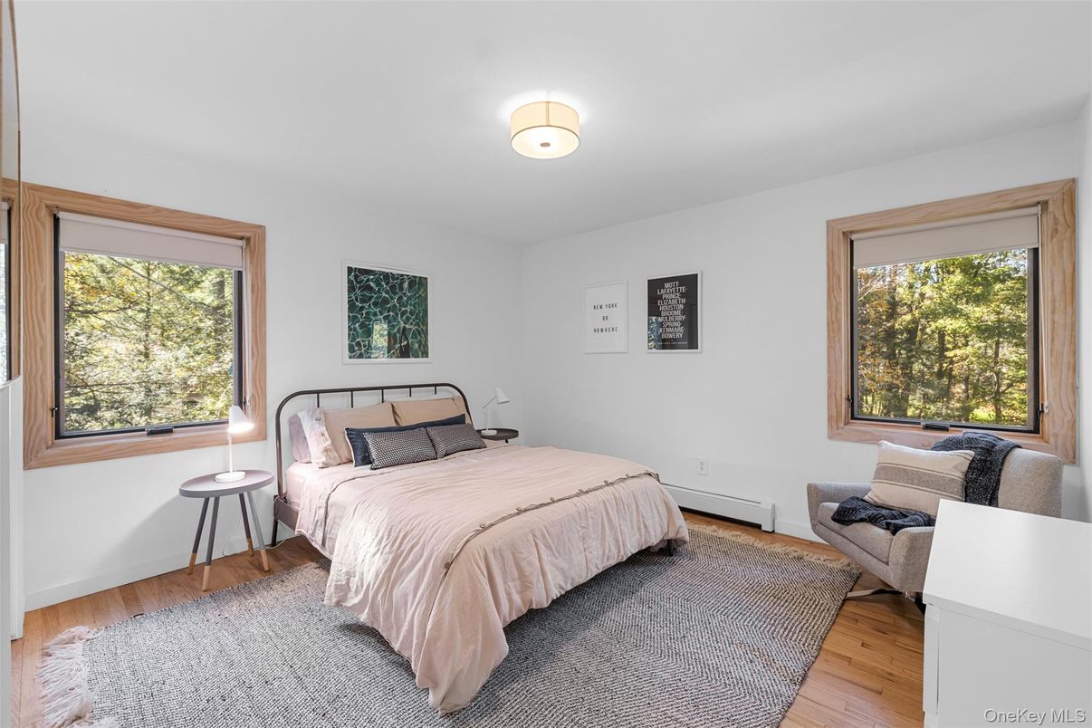 Bedroom, Interior, Wood Texture Flooring