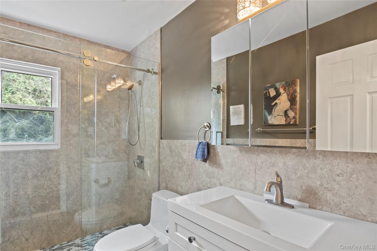 Bathroom, Glass Shower, Interior