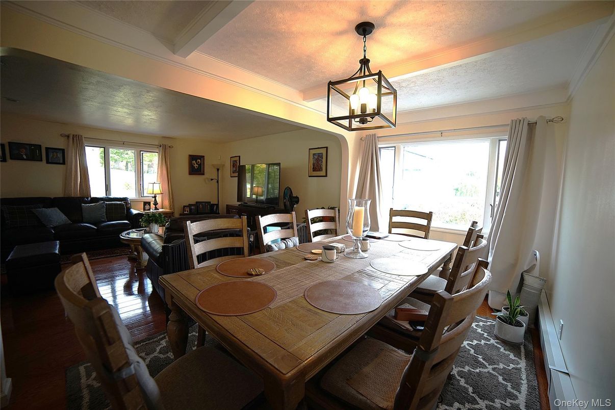 Dining room, Interior, Living room, Pendant Lights