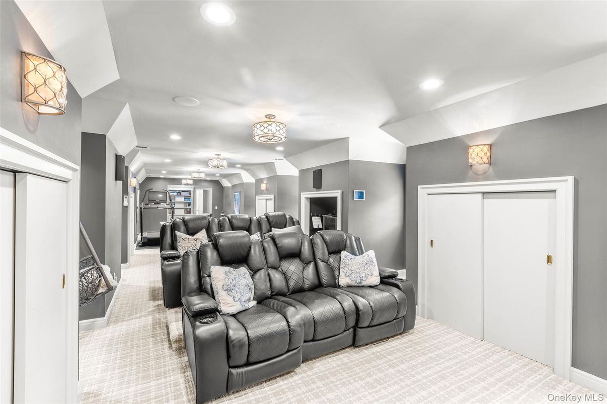 Home Theatre Room, Interior, Recessed Lighting, Theatre Room