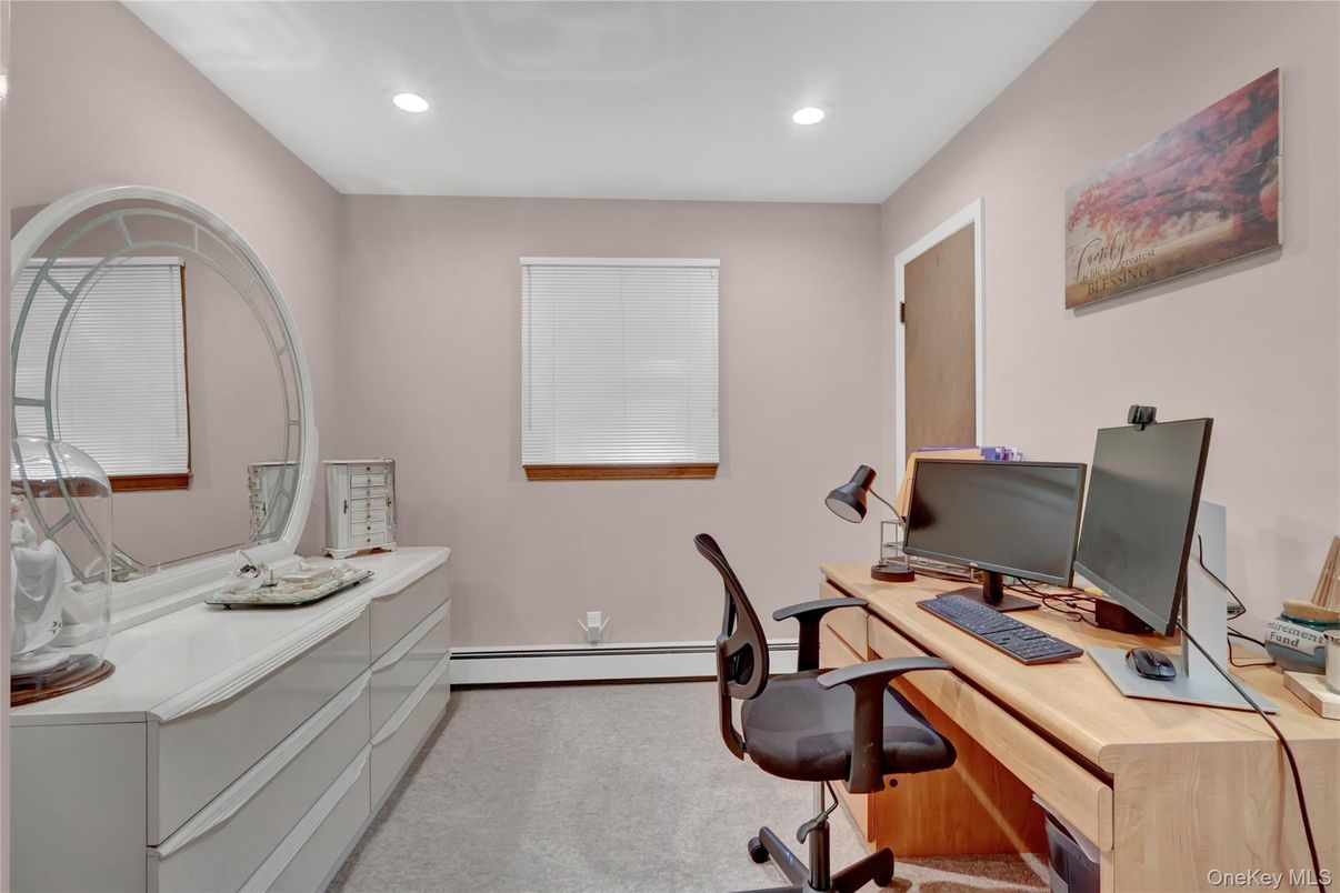 Home Office, Interior, Recessed Lighting
